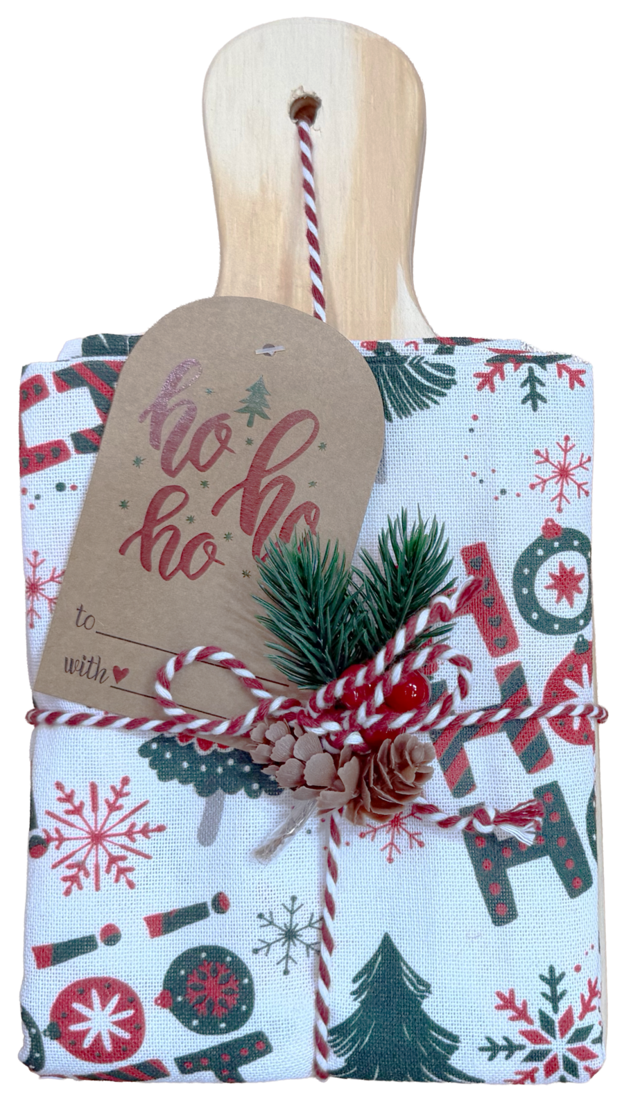 Weihnachtsgeschirrtuch + Holztablett BLIZZEN 45X65 Tellini S.R.L. Großhandelskleidung